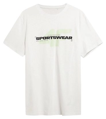 4F T-SHIRT MĘSKI H4Z22-TSM032 10S