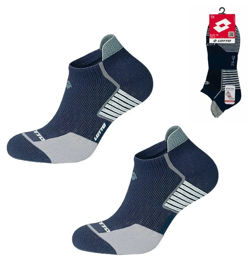 SKARPETY LOTTO RUNNING GRANAT 1-PAK 521831, 520971