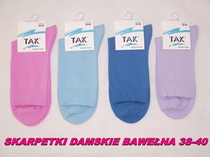 TAK SKARPETY BAWEŁNIANE MŁODZIEŻOWE - ostatnie sztuki
