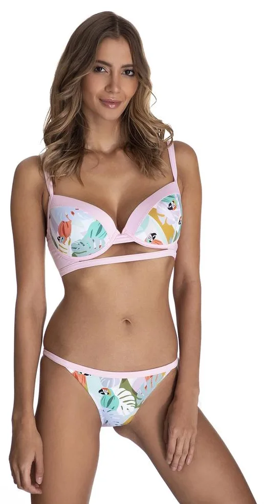 PRIMO DWUCZĘŚCIOWY KOSTIUM KĄPIELOWY BIKINI USZTYWNIANE MISKI PUSH-UP I FIGI Z NISKIM STANEM 192