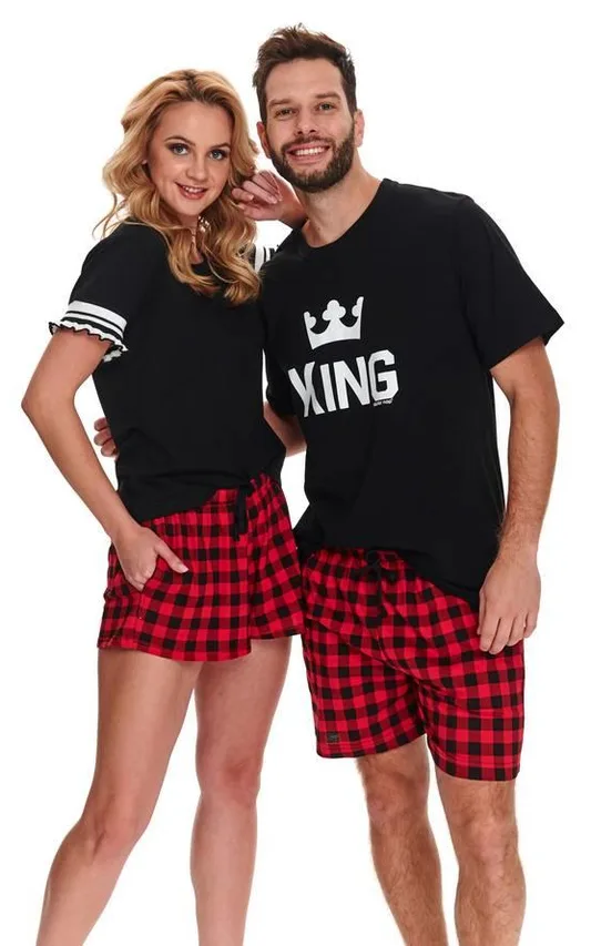 DOCTOR-NAP PIŻAMA MĘSKA KING, KRÓTKIE SZORTY PMB.9952 - AW2020