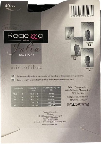 TRE STELLE RAJSTOPY DAMSKIE MICROFIBRE 60 DEN SYLWIA - KOLEKCJA RAGAZZA