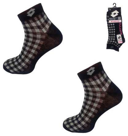 RAJ-POL SKARPETA LOTTO QUAD_12ASSRT ONE SIZE BLACK 3 1-PAK 489032