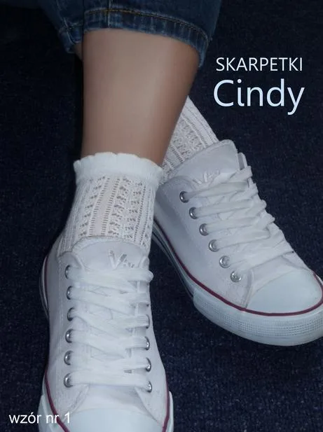 KNITTEX SKARPETKI CINDY - AŻUR WZÓR 1