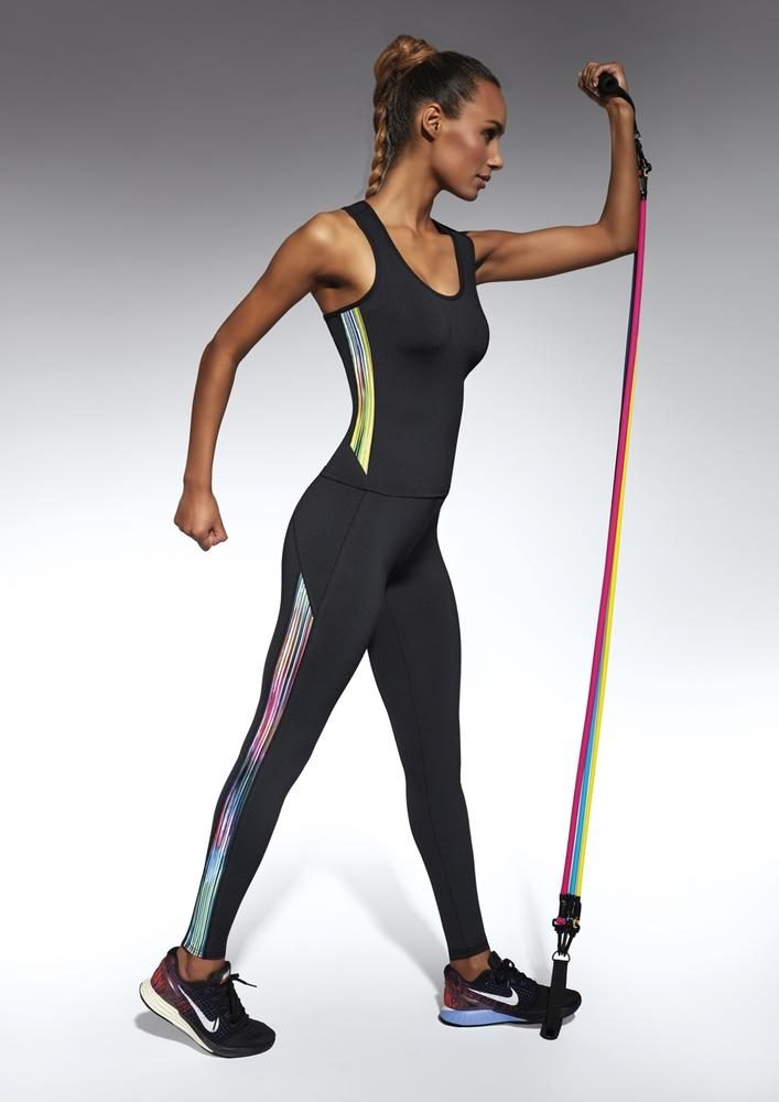 BAS BLEU - LEGGINSY SPORTOWE COSMIC 200 DEN - BB2020