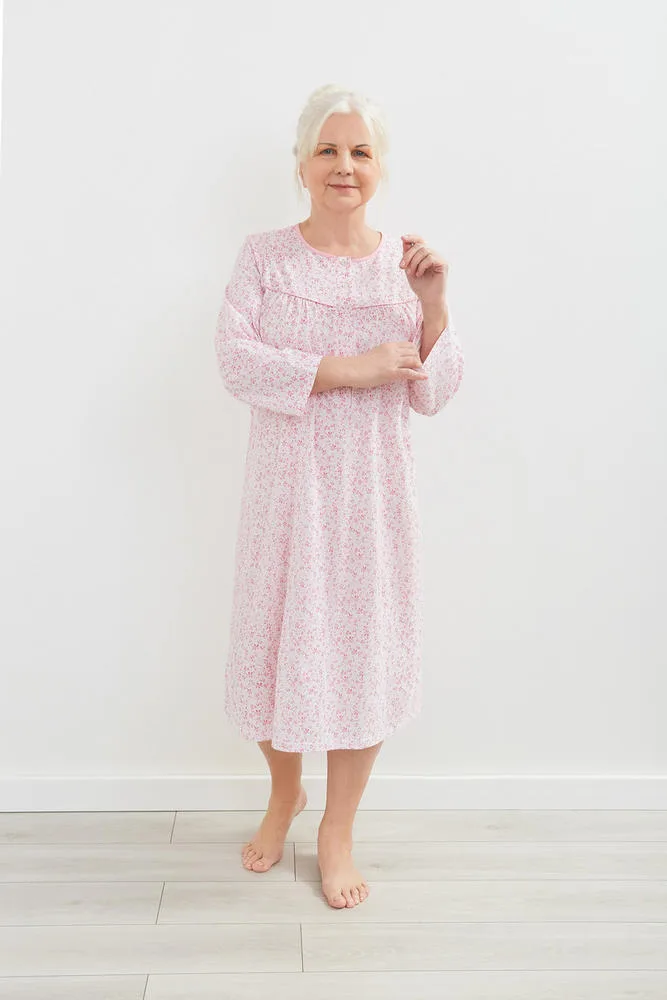 KOSZULA NOCNA DAMSKA BOGNA II 204 3XL-4XL DŁ/RĘKAW