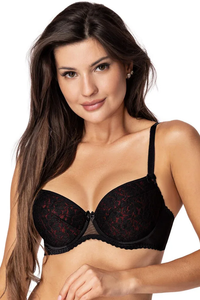PARIPARI LAILA BRA PUSH-UP BLACK-RED