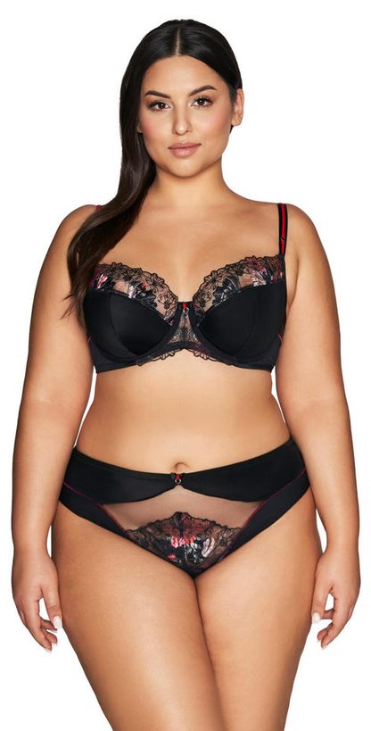 AVA BIUSTONOSZ AV 2121 BLACK MAXI