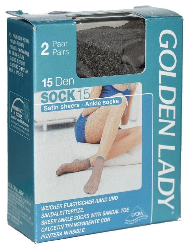 GOLDEN LADY GODLEN LADY SKARPETKI SOCK 15 DEN SATIN SHEERS – ANKLE SOCKS