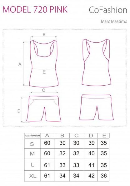 COFASHION KOMPLET MODEL 720 KOSZULKA I SZORTY