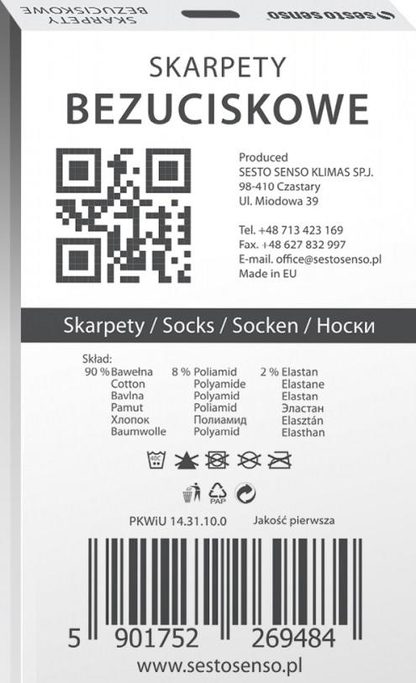 SESTO-SENSO SKARPETY GARNITUR BEZUCISKOWE P1040