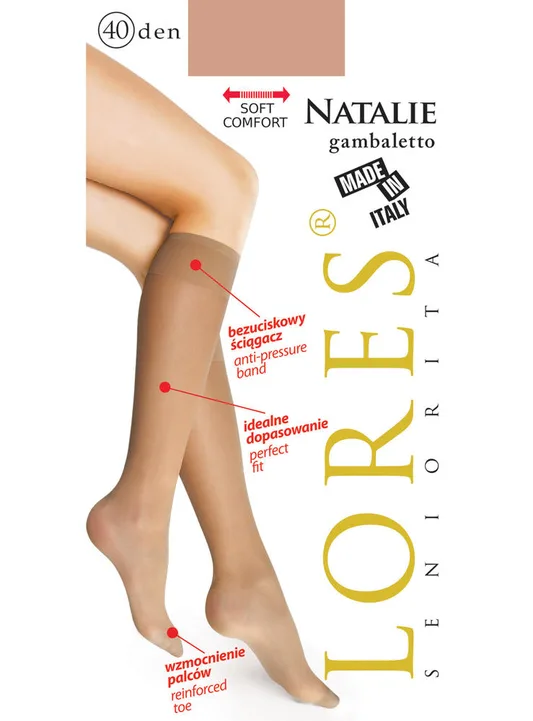LORES PODKOLANÓWKI NATALIE 40 DEN