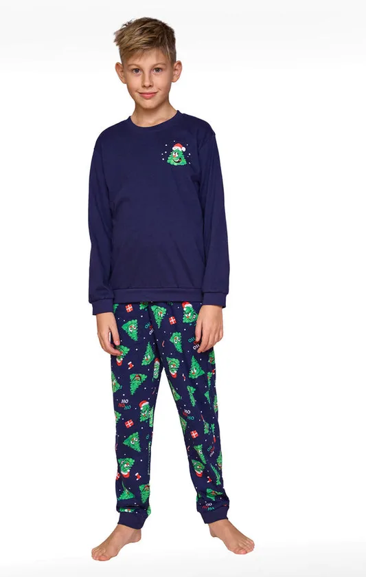 CORNETTE PIŻAMA BOY YOUNG 966/167 CHRISTMAS TREE