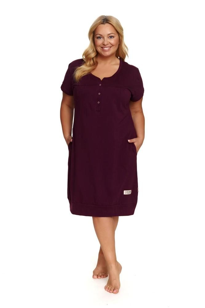 DOCTOR-NAP KOSZULA NOCNA DAMSKA TCB.4348 BURGUNDY WL26
