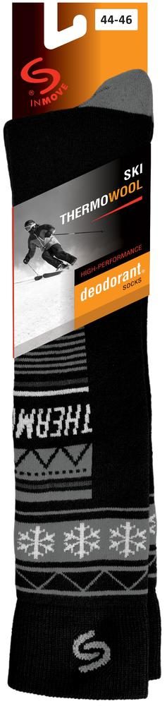 JJW PODKOLANÓWKI SKI THERMOWOOL DEODORANT WEŁNIANE, NARCIARSKIE