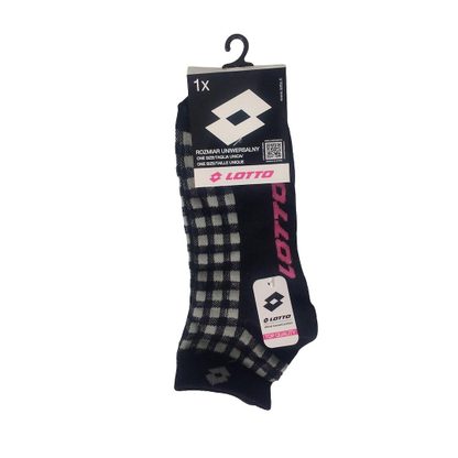 RAJ-POL SKARPETA LOTTO QUAD_12ASSRT ONE SIZE BLACK 3 1-PAK 489032