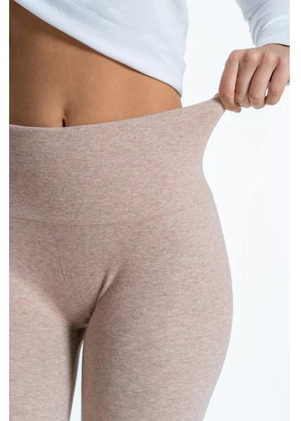 MORAJ LEGGINSY DAMSKIE OCIEPLANE Z WYSOKIM STANEM I SZEROKIM PASEM RDL2300-005