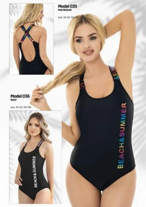 ZALEWSKI KOSTIUM KĄPIELOWY JEDNOCZĘŚCIOWY MODEL 035 K35,B57