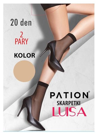 SKARPETKI PATION 20 DEN 2-PAK LUISA J.BEŻ 731763