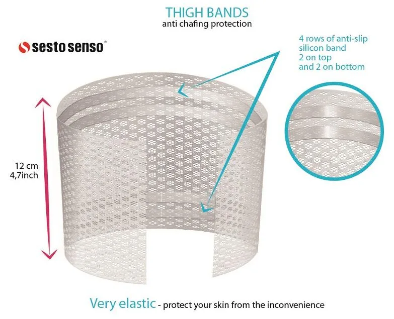 SESTO-SENSO OPASKI UDOWE THIGH BANDS - OPASKA NA UDA ODDYCHAJĄCA WZ02
