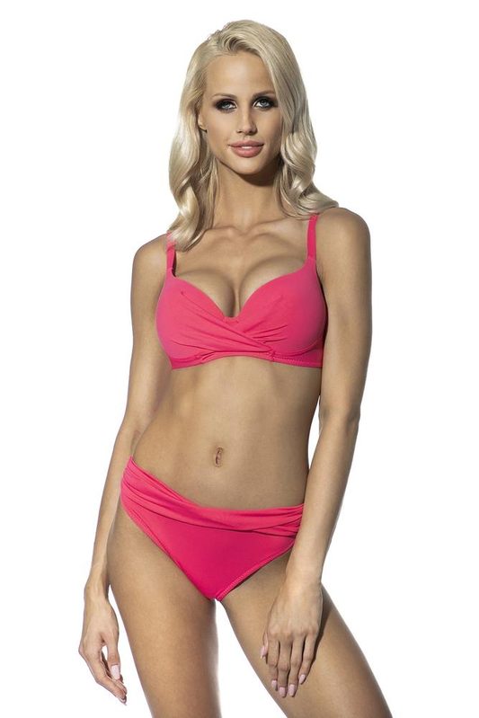 PRIMO DWUCZĘŚCIOWY KOSTIUM KĄPIELOWY BIKINI Z USZTYWNIANYMI MISKAMI I OZDOBNYM PASKIEM 168