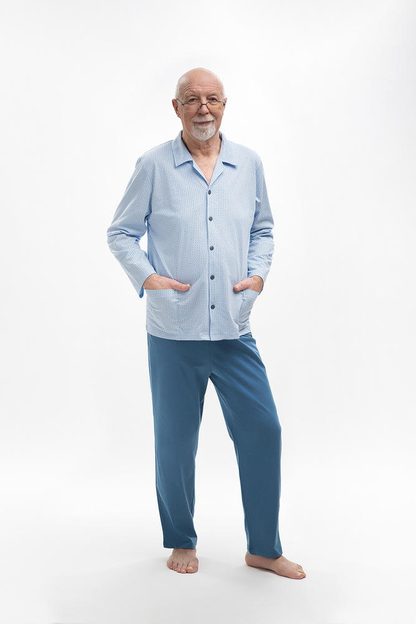 PIŻAMA ROZPINANA ANTONI II 403 BIG 3XL-4XL