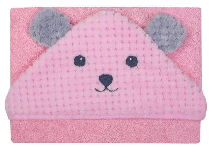 DUETBABY OKRYCIE KĄPIELOWE HAFT SOFT  MIŚ/KOT FROTTE 322