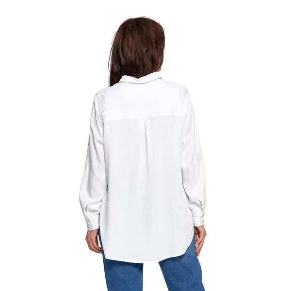 MORAJ KOSZULA DAMSKA OVERSIZE Z WYDŁUŻONYM TYŁEM OKD3500-001