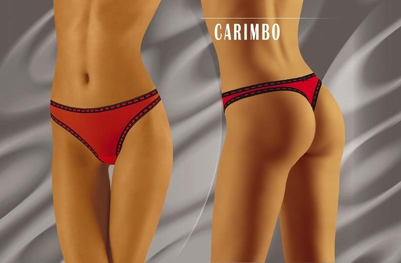 WOLBAR TIULOWE STRINGI W CZERWONE PASECZKI – CARIMBO