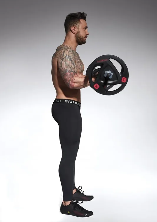 BAS BLEU - LEGINSY SPORTOWE MĘSKIE EVERGYM, 200 DEN - BB2020