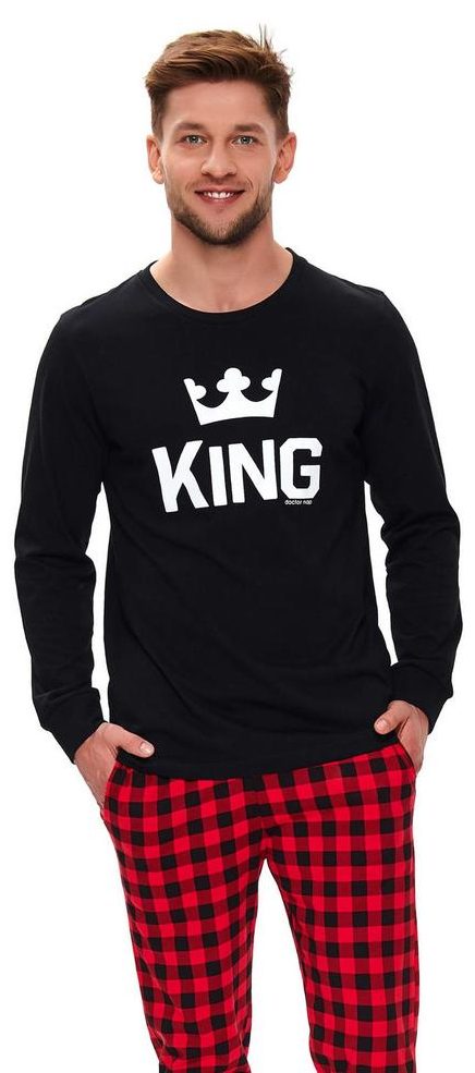 DOCTOR-NAP PIŻAMA MĘSKA, DŁUGI RĘKAW KING PMB.9761 - AW2020