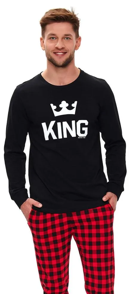 DOCTOR-NAP PIŻAMA MĘSKA, DŁUGI RĘKAW KING PMB.9761 - AW2020