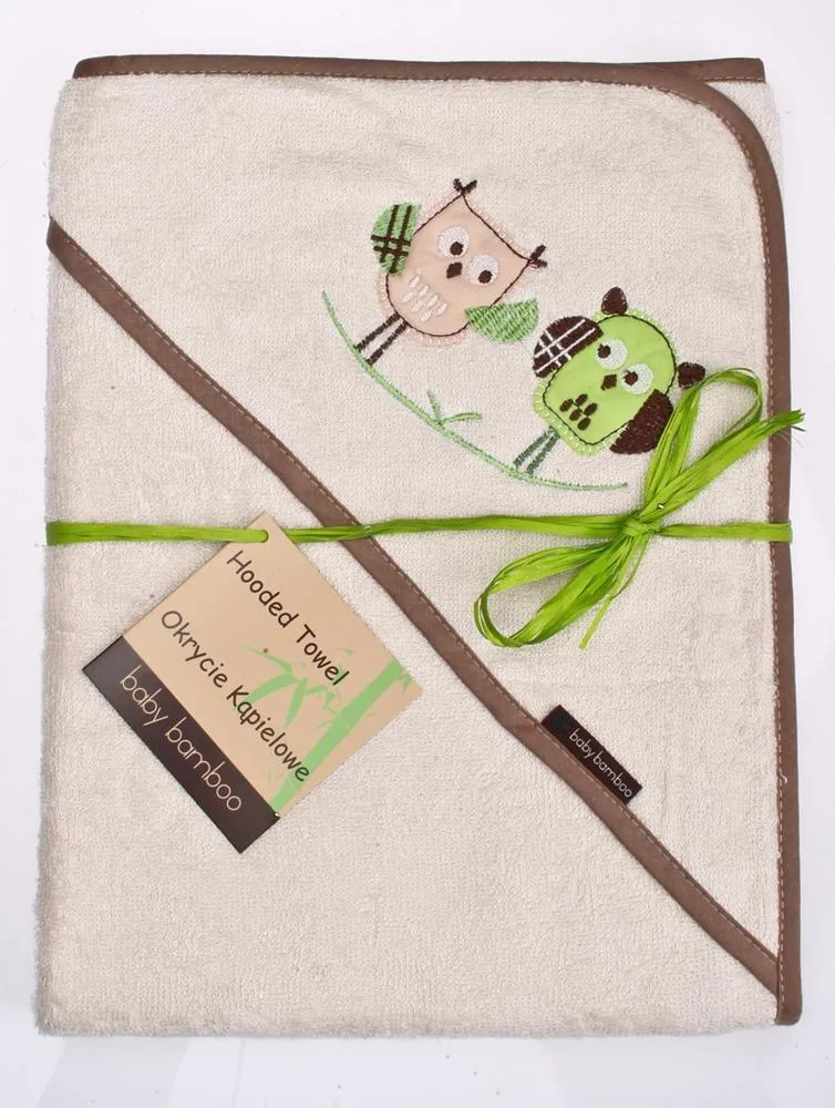 DUETBABY OKRYCIE KĄPIELOWE BAMBOO HAFT FROTE