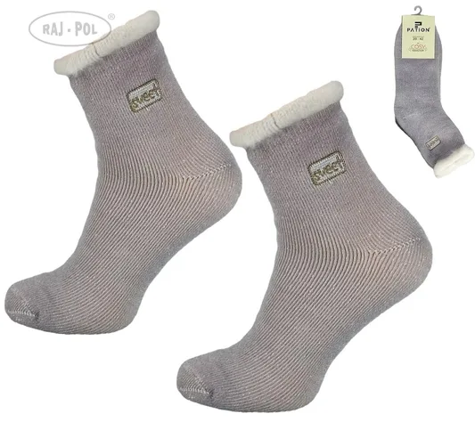 RAJ-POL SKARPETA COSY FROTKA HAFT NIEBIESKIE 736188, 736195