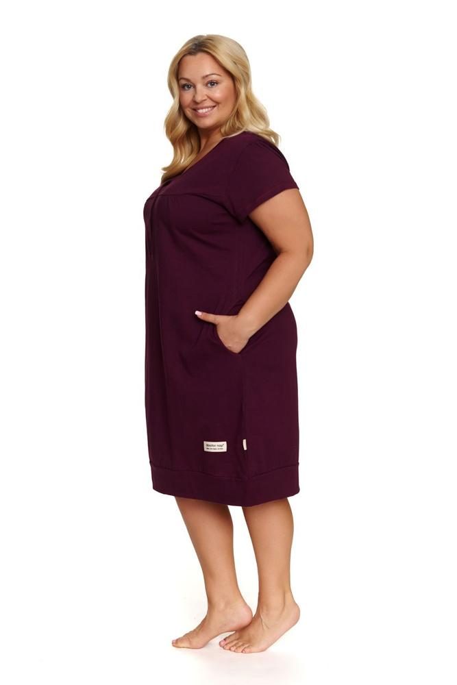 DOCTOR-NAP KOSZULA NOCNA DAMSKA TCB.4348 BURGUNDY WL26