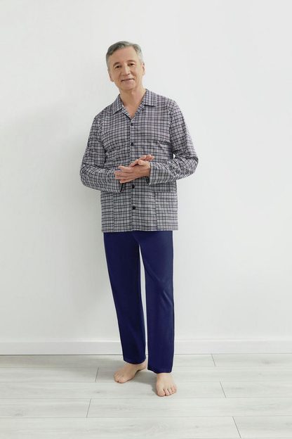 PIŻAMA ROZPINANA ANTONI II 403 BIG 3XL-4XL