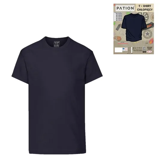 RAJ-POL T-SHIRT CHŁOPIĘCY PATION GRANAT 732210, 732166, 732111, 732067, 732012