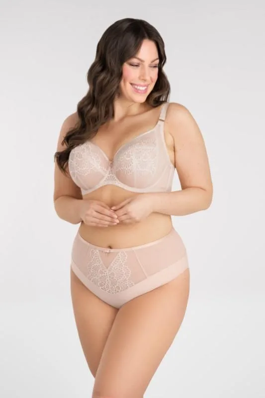 GORSENIA K855 BIUSTONOSZ MIĘKKI BIG JUST BEIGE