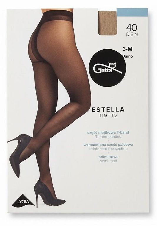 GATTA ESTELLA -RAJSTOPY DAMSKIE LYCRA PÓŁMAT 40 DEN 000.340
