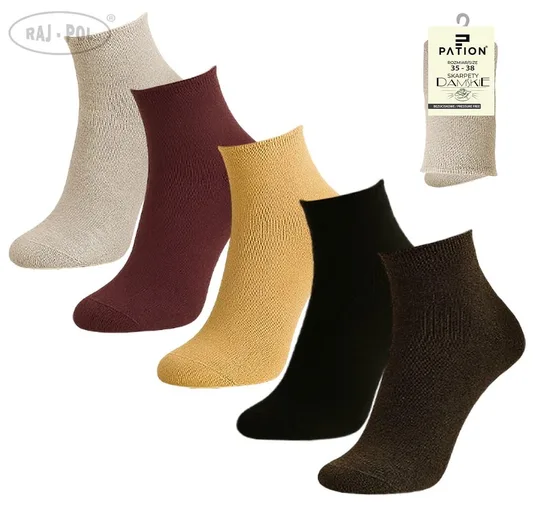 RAJ-POL SKARPETY DAMSKIE BEZUCISKOWE PATION D-2515B 754298, 754304