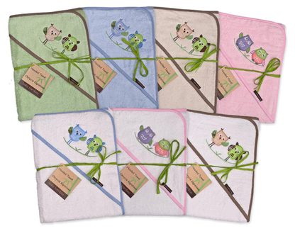 DUETBABY OKRYCIE KĄPIELOWE BAMBOO HAFT FROTE