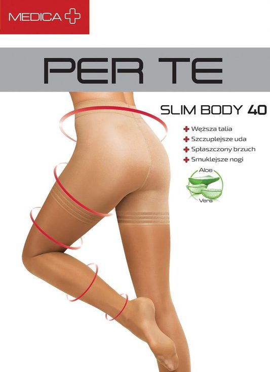 PER TE MEDICA SLIM BODY 40 DEN - RAJSTOPY MODELUJĄCE LYCRA