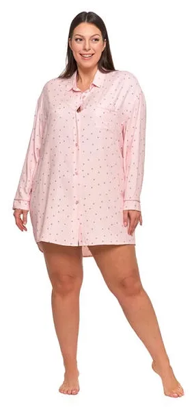 MORAJ KOSZULA DAMSKA WISKOZA PLUS SIZE PDK5600-001 - AW2024/25