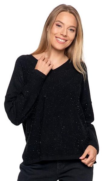 MORAJ SWETER DAMSKI CEKINOWY BDS5000-007