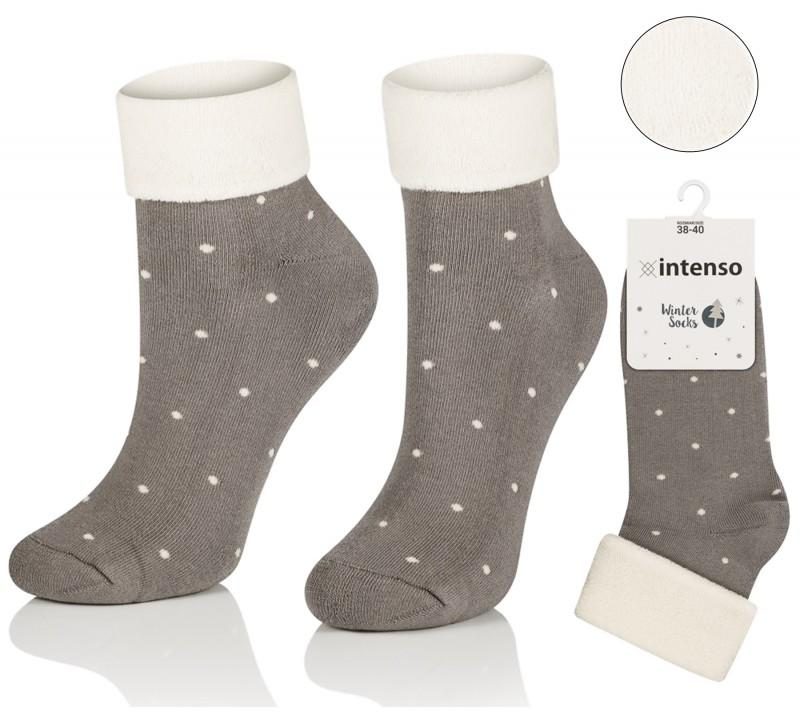 INTENSO SKARPETKI BEZUCISKOWE DAMSKIE FROTTE WINTER ART. 0457 (Stary Symbol 1320)
