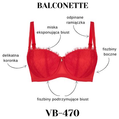 BIUSTONOSZ VENA BALCONETTE VB-470