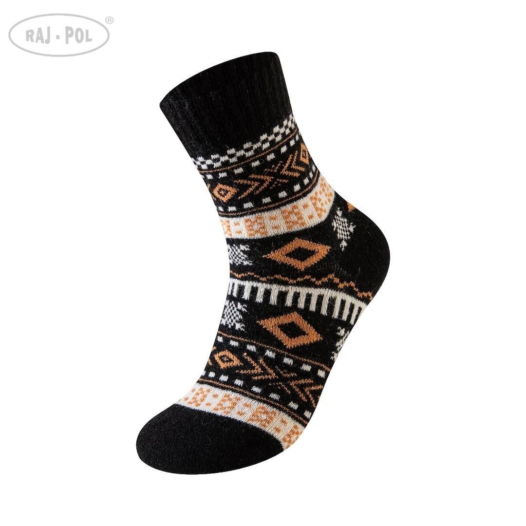 RAJ-POL SKARPETA DAMSKA ANGORA DESIGN W25-17 757060, 757077
