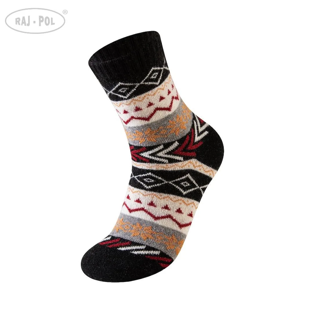 RAJ-POL SKARPETA DAMSKA ANGORA DESIGN W25-19 757107, 757114