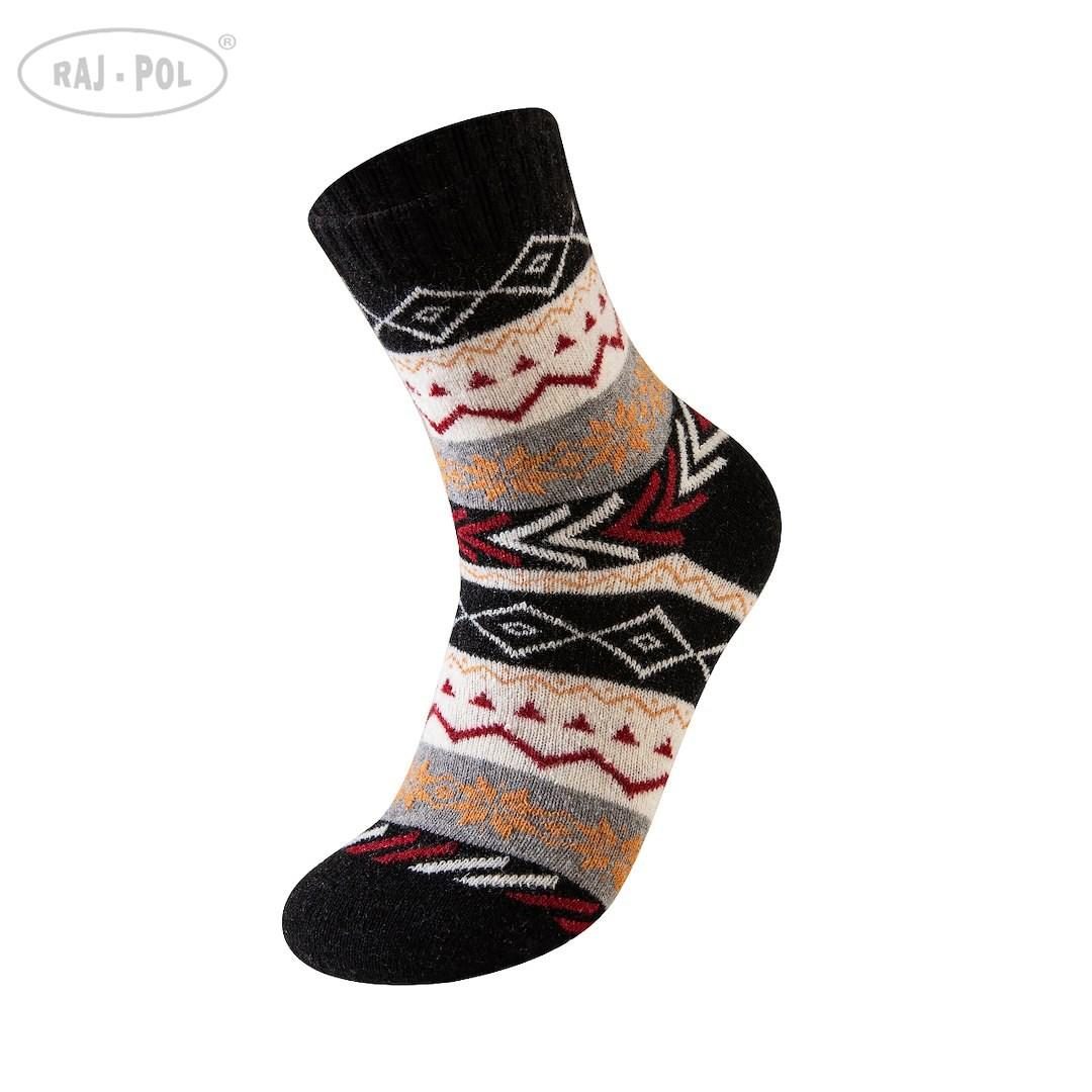 RAJ-POL SKARPETA DAMSKA ANGORA DESIGN W25-19 757107, 757114