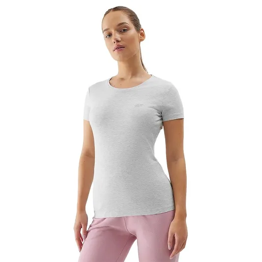 4f T-SHIRT DAMSKI F1161 J.SZARY 753666